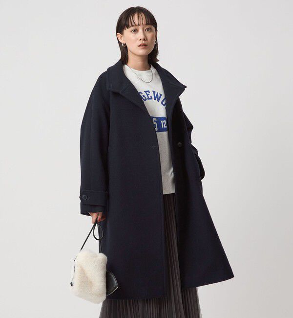 UNITED ARROWS green label relaxing「［size SHORT/TALLあり］SENTDALE WOOL スタンドカラー ロング コート」|その他|