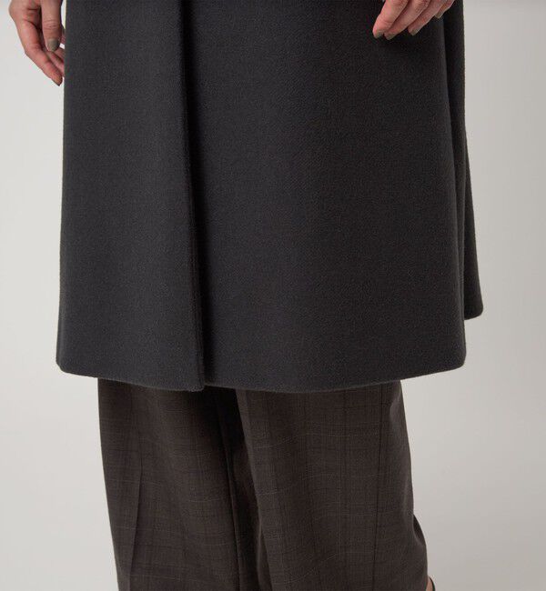 UNITED ARROWS green label relaxing「［size SHORTあり］SENTDALE WOOL セントデールウール ノーカラー コート」|ノーカラーコート|