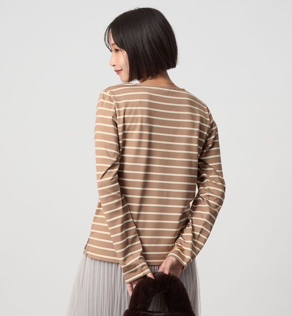 UNITED ARROWS green label relaxing「ブライト ボーダー ロングスリーブ カットソー」|Tシャツ・カットソー|