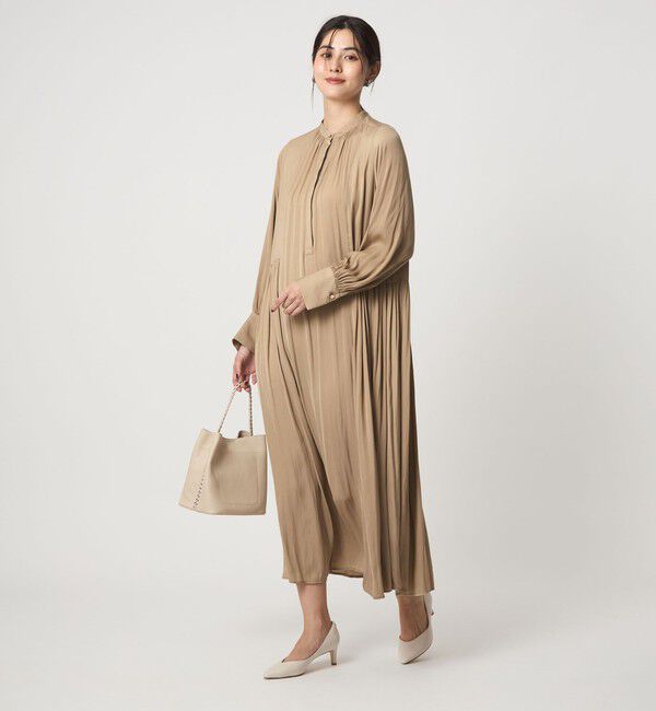 UNITED ARROWS green label relaxing「キリカエ ギャザー ワンピース 3」|ドレス|