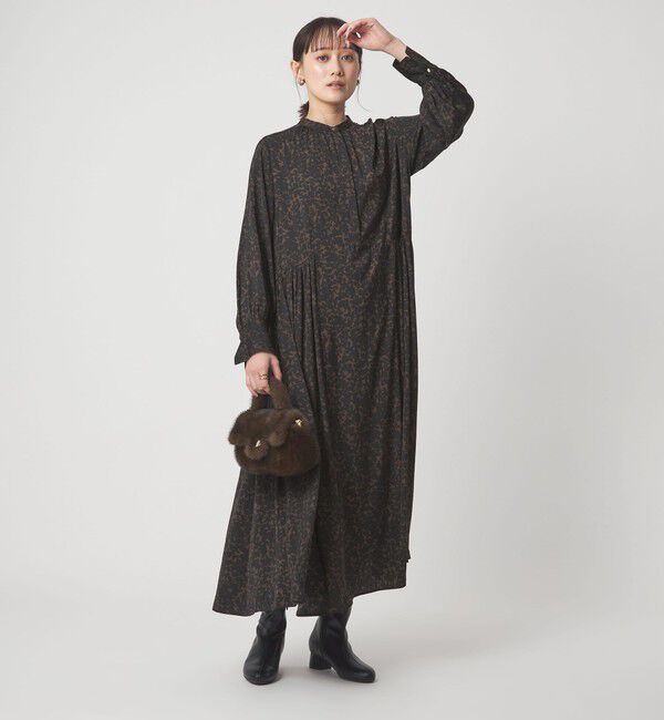 UNITED ARROWS green label relaxing「キリカエ ギャザー ワンピース 3」|ドレス|