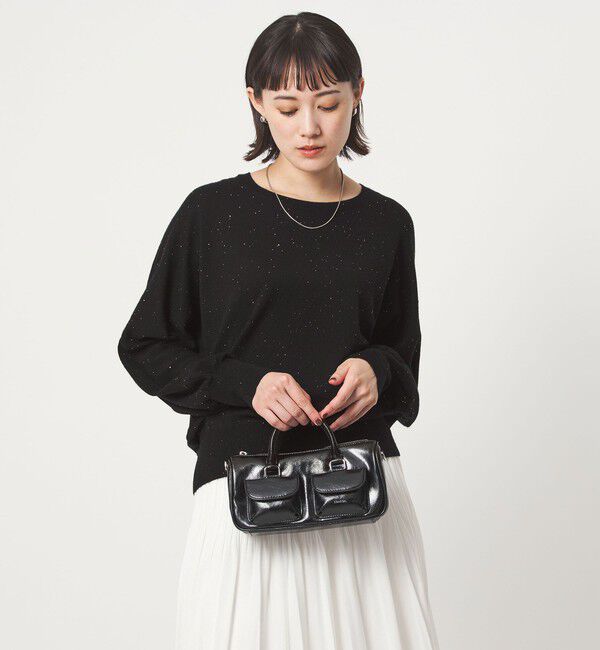 UNITED ARROWS green label relaxing「スパンコール プルオーバー ニット」|ニット・セーター|