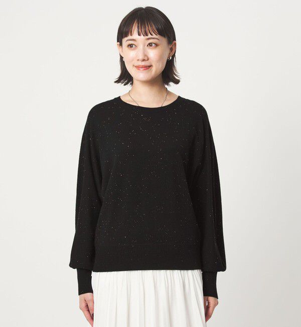 UNITED ARROWS green label relaxing「スパンコール プルオーバー ニット」|ニット・セーター|