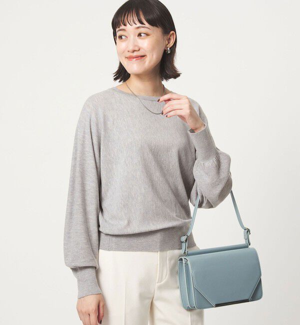 UNITED ARROWS green label relaxing「スパンコール プルオーバー ニット」|ニット・セーター|LT.GRAY