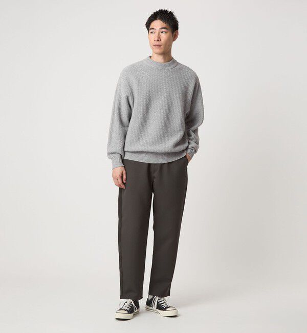 UNITED ARROWS green label relaxing「ハミルトンラム ワイドネック ニット」|ニット・セーター|