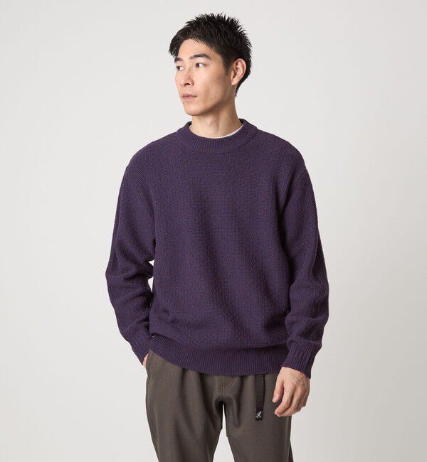 UNITED ARROWS green label relaxing「ハミルトンラム ワイドネック ニット」|ニット・セーター|