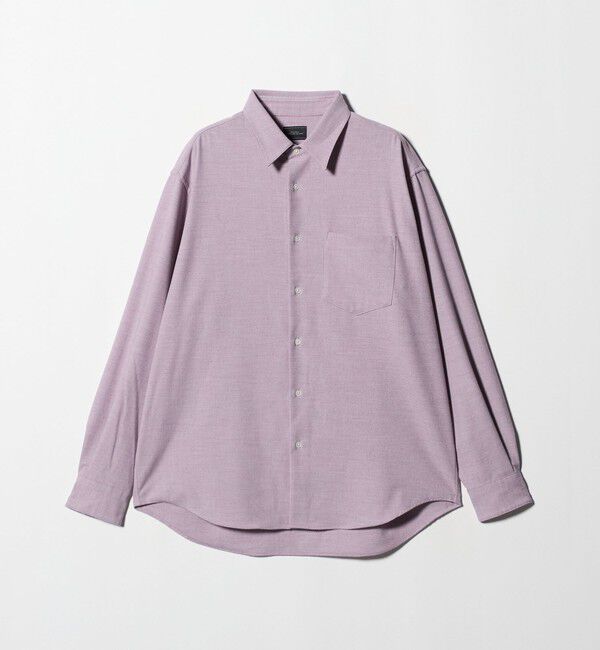 UNITED ARROWS green label relaxing「TRフラノ ジャストルーズ レギュラーカラー シャツ -ストレッチ-」|シャツ・ブラウス|