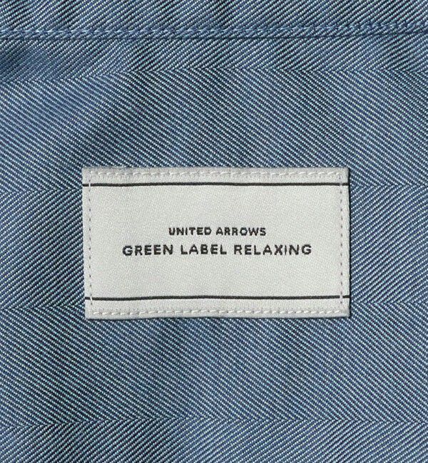 UNITED ARROWS green label relaxing「エブリット Cブラッシュド ヘリンボーン スナップ ボタンダウン シャツ -イージーアイロン・抗菌-」|シャツ・ブラウス|