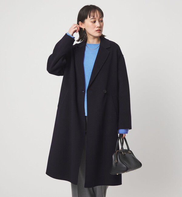 UNITED ARROWS green label relaxing「リバー チェスター コート」|チェスターコート|NAVY