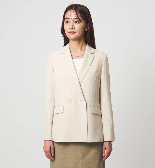 UNITED ARROWS green label relaxing「［size SHORTあり］パウドレ ダブル ジャケット ウォッシャブル ストレッチ」|テーラードジャケット|