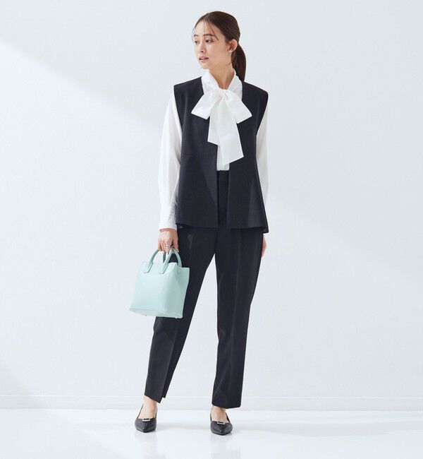 UNITED ARROWS green label relaxing「［size SHORTあり］fleurie(フルリー) ペプラム ジレ」|ベスト・ジレ|