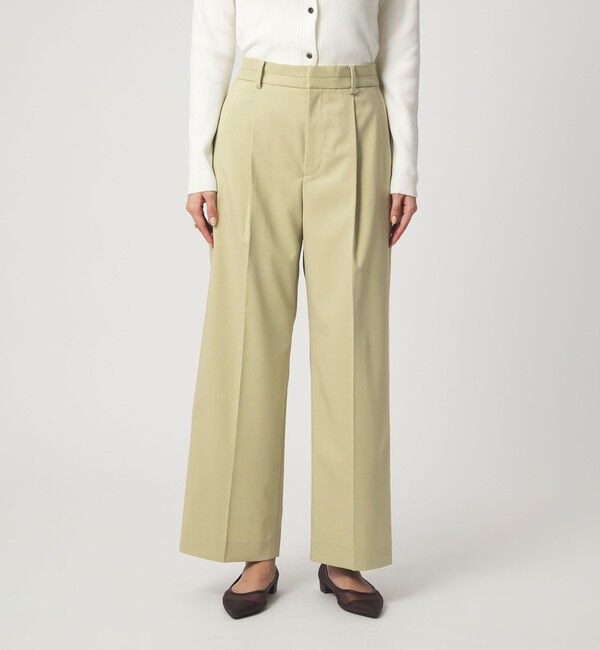 UNITED ARROWS green label relaxing「［size SHORT/TALLあり］Daily Chic カバー ワイド パンツ」|スラックス|