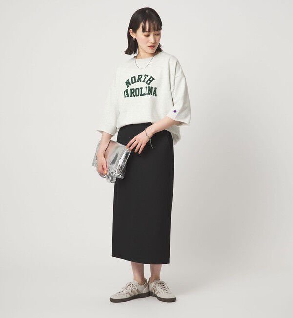 UNITED ARROWS green label relaxing「【別注】＜Champion＞6分袖 プリント スウェット プルオーバー」|Tシャツ・カットソー|