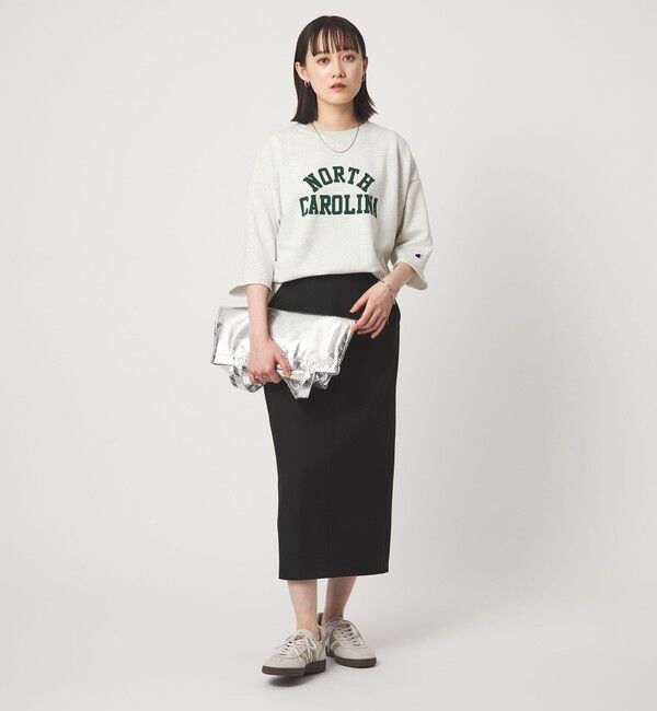UNITED ARROWS green label relaxing「【別注】＜Champion＞6分袖 プリント スウェット プルオーバー」|Tシャツ・カットソー|
