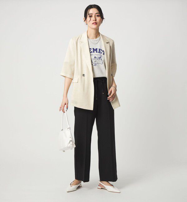 UNITED ARROWS green label relaxing「【結論シリーズ】シアーエアミドルスリーブジャケット［size SHORTあり］」|テーラードジャケット|