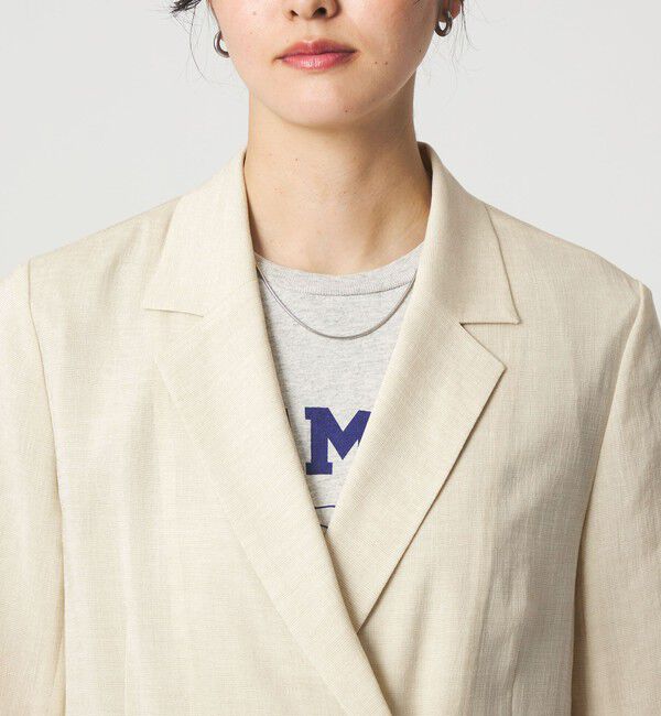 UNITED ARROWS green label relaxing「【結論シリーズ】シアーエアミドルスリーブジャケット［size SHORTあり］」|テーラードジャケット|