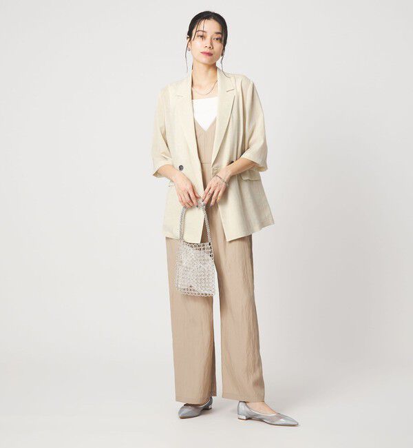 UNITED ARROWS green label relaxing「【結論シリーズ】シアーエアミドルスリーブジャケット［size SHORTあり］」|テーラードジャケット|