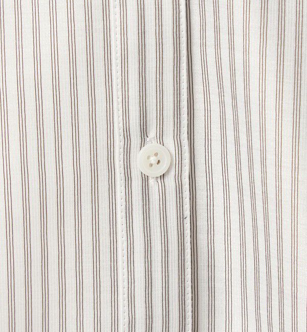 UNITED ARROWS green label relaxing「カールマイヤー ヨーク フリル ブラウス マシンウォッシャブル 通気性」|シャツ・ブラウス|