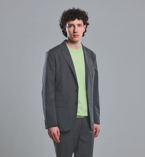 UNITED ARROWS green label relaxing「ウォッシャブル トロ ナロー ジャケット -ストレッチ-」|テーラードジャケット|MD.GRAY