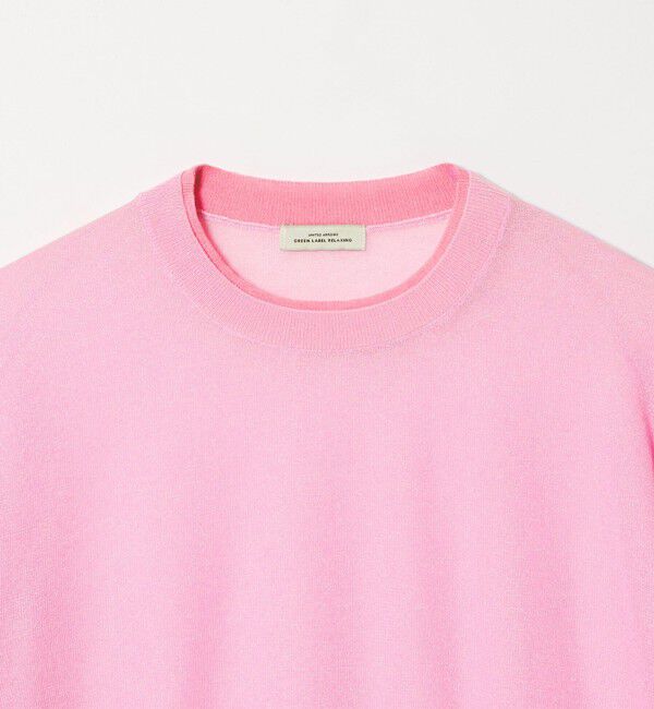 UNITED ARROWS green label relaxing「【WEB限定】＜at ease＞バイカラー シアー ニット プルオーバー」|ニット・セーター|