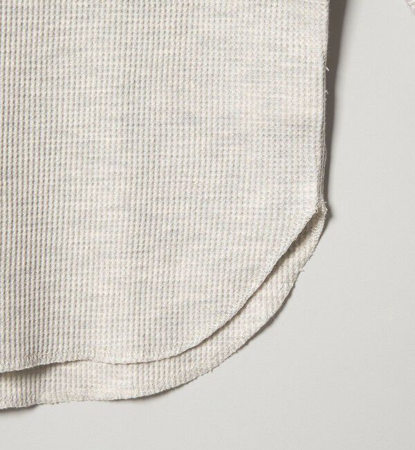 UNITED ARROWS green label relaxing「【WEB限定】＜at ease＞ワッフル ヘンリーネック 5分袖 カットソー」|Tシャツ・カットソー|