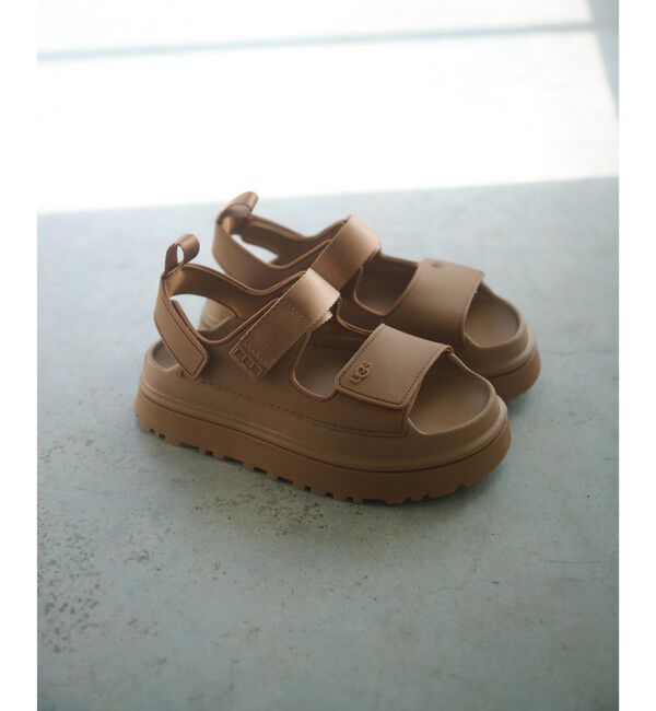 UNITED ARROWS green label relaxing「【国内EXCLUSIVE】＜UGG＞ ウィメンズ ゴールデングロウ サンダル」|サンダル|MD.BROWN