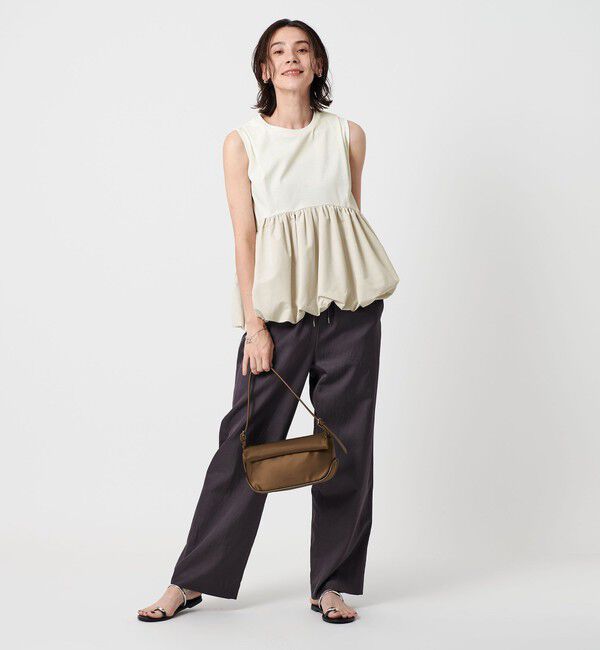 BEAUTY&YOUTH UNITED ARROWS「【WEB限定】ペプラムバルーン ノースリーブプルオーバー -ウォッシャブル-」|Tシャツ・カットソー|