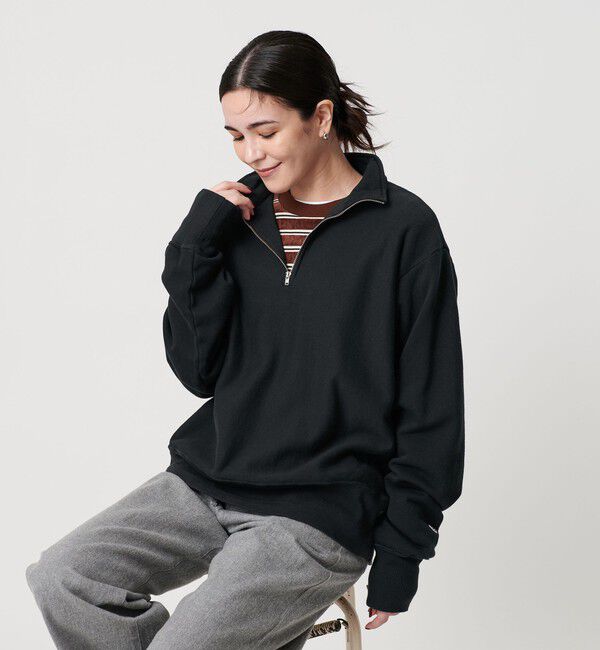 BEAUTY&YOUTH UNITED ARROWS「【別注】＜Champion＞ハーフジッププルオーバー」|スウェット・ジャージ|