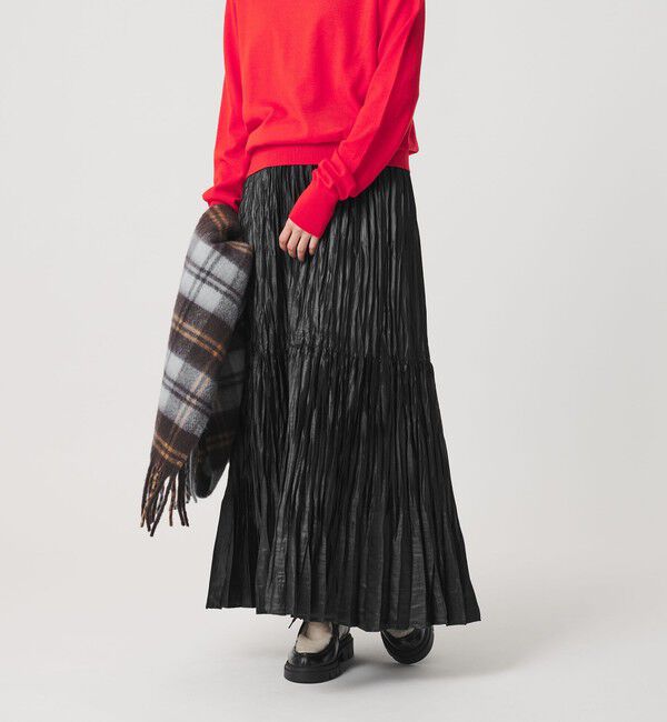 BEAUTY&YOUTH UNITED ARROWS「ポリエステル チンツプリーツ スカート」|スカート|