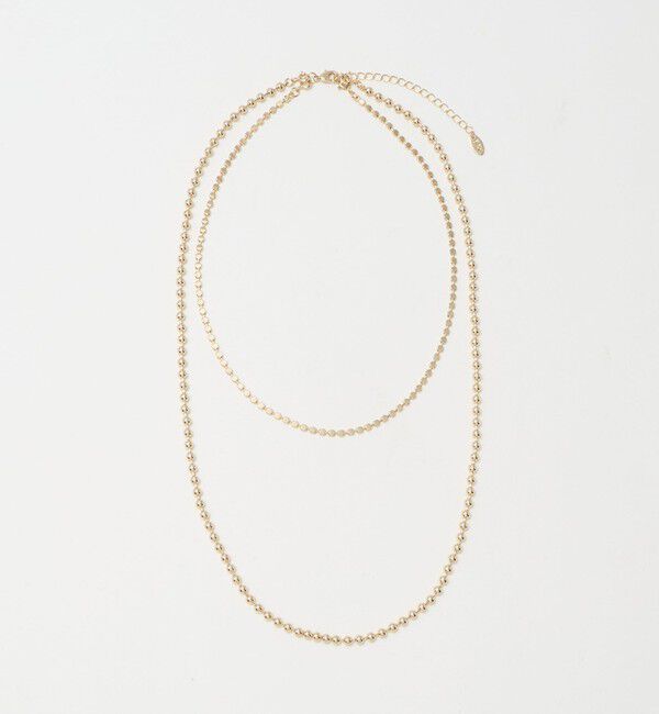 BEAUTY&YOUTH UNITED ARROWS「ボール&times;サークル チェーン 3WAY ネックレス」|ネックレス|