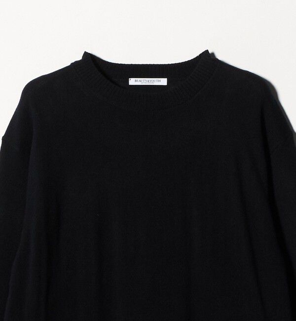 BEAUTY&YOUTH UNITED ARROWS「ウールカシミヤ天竺 クルーネック ニットプルオーバー ウォッシャブル」|ニット・セーター|