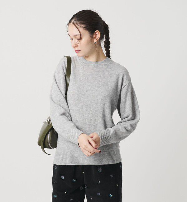 BEAUTY&YOUTH UNITED ARROWS「ウールカシミヤ天竺 クルーネック ニットプルオーバー ウォッシャブル」|ニット・セーター|