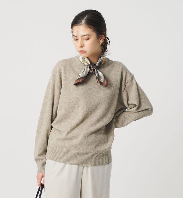 BEAUTY&YOUTH UNITED ARROWS「ウールカシミヤ天竺 クルーネック ニットプルオーバー ウォッシャブル」|ニット・セーター|