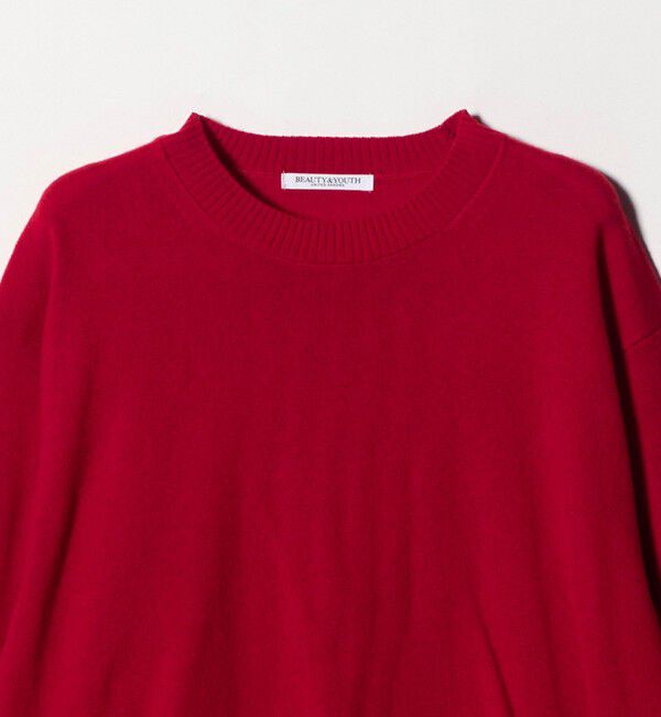 BEAUTY&YOUTH UNITED ARROWS「ウールカシミヤ天竺 クルーネック ニットプルオーバー ウォッシャブル」|ニット・セーター|