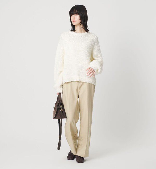 BEAUTY&YOUTH UNITED ARROWS「裏起毛バックゴム ストレートパンツ ウォッシャブル」|スラックス|