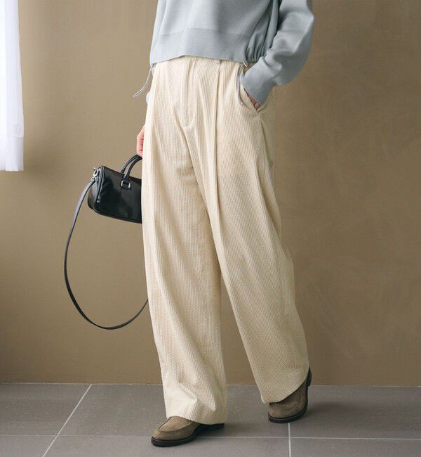 BEAUTY&YOUTH UNITED ARROWS「コーデュロイ ワイドストレートパンツ」|その他|