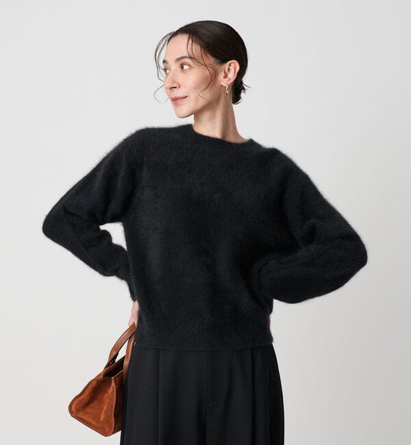 BEAUTY&YOUTH UNITED ARROWS「フォックスカシミヤブレンド クルーネックニットプルオーバー」|ニット・セーター|