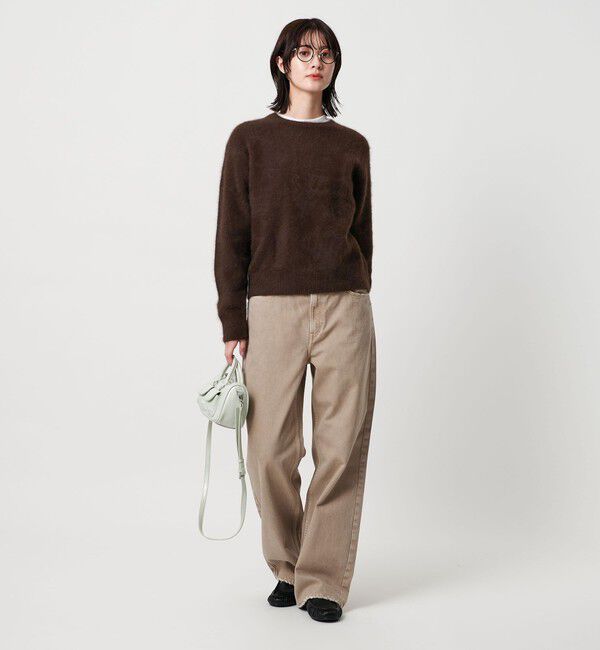 BEAUTY&YOUTH UNITED ARROWS「フォックスカシミヤブレンド クルーネックニットプルオーバー」|ニット・セーター|