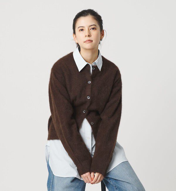 BEAUTY&YOUTH UNITED ARROWS「フォックスカシミヤブレンド クルーネックカーディガン」|カーディガン|