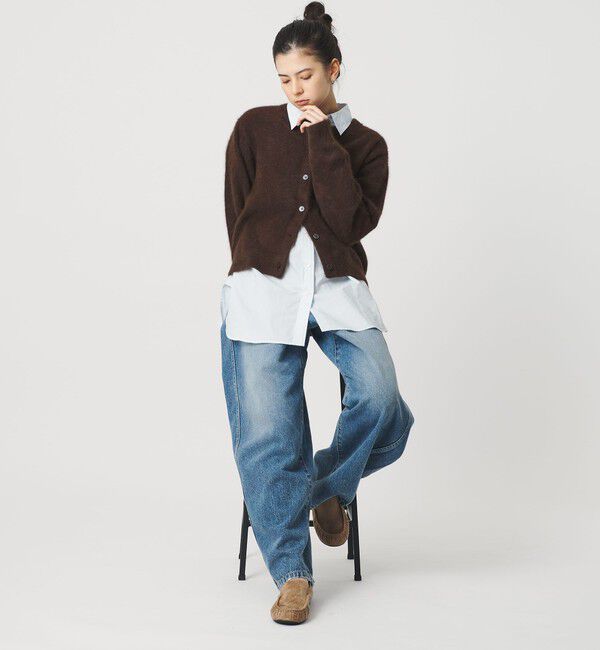 BEAUTY&YOUTH UNITED ARROWS「フォックスカシミヤブレンド クルーネックカーディガン」|カーディガン|