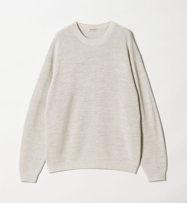 BEAUTY&YOUTH UNITED ARROWS「ドロップ ミラノ ミックス クルーネック ニット」|ニット・セーター|