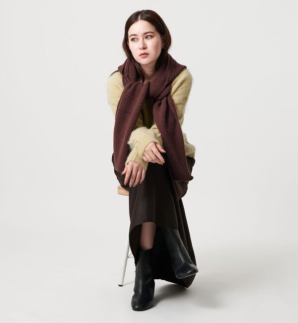 BEAUTY&YOUTH UNITED ARROWS「ニット フード マフラー」|マフラー|