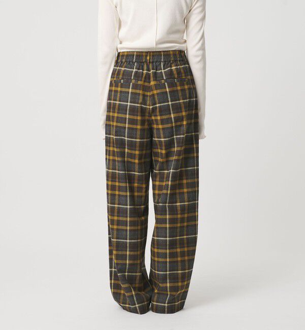 BEAUTY&YOUTH UNITED ARROWS「コットンフランネルチェック バックゴムワイドパンツ」|その他|