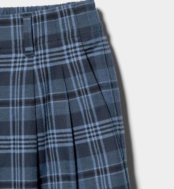 BEAUTY&YOUTH UNITED ARROWS「コットンフランネルチェック バックゴムワイドパンツ」|その他|