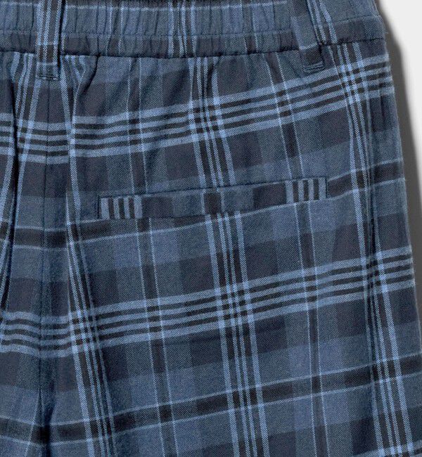 BEAUTY&YOUTH UNITED ARROWS「コットンフランネルチェック バックゴムワイドパンツ」|その他|