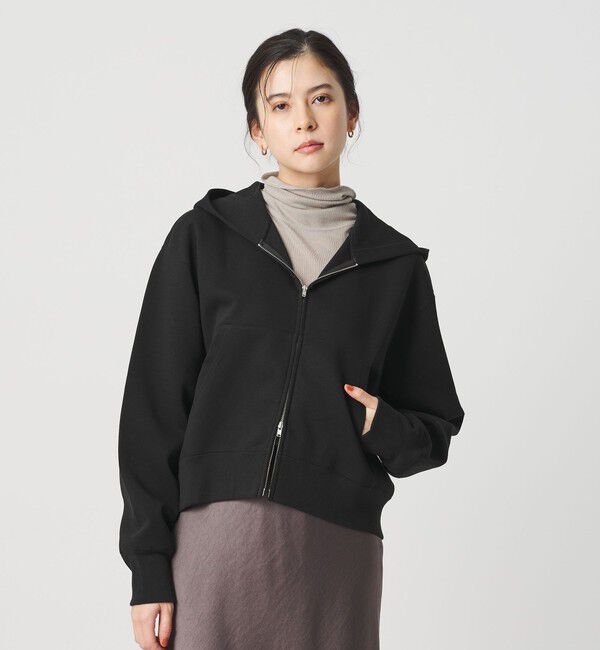 BEAUTY&YOUTH UNITED ARROWS「【WEB限定 Wardrobe DAILY MINIMAL】ダンボールスウェット ダブルジップパーカー」|パーカー|
