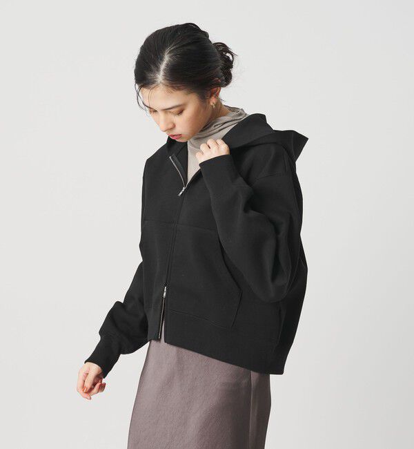 BEAUTY&YOUTH UNITED ARROWS「【WEB限定 Wardrobe DAILY MINIMAL】ダンボールスウェット ダブルジップパーカー」|パーカー|