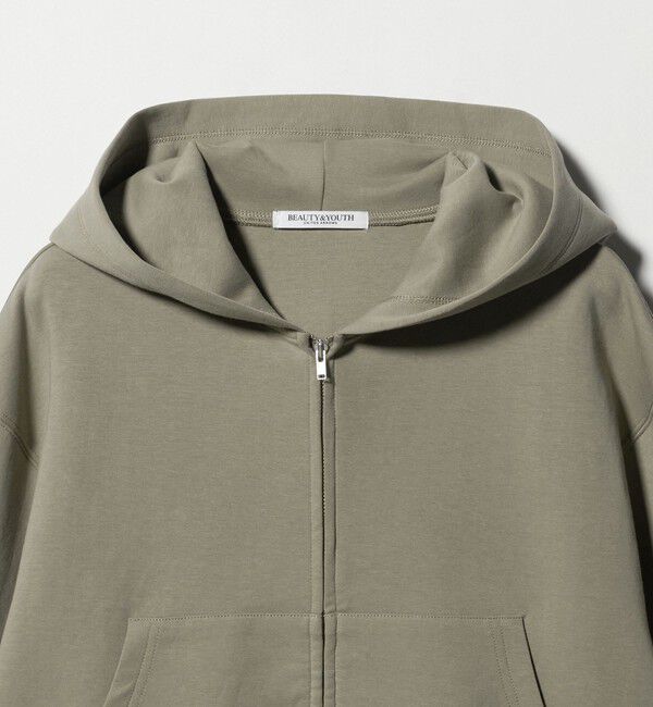 BEAUTY&YOUTH UNITED ARROWS「【WEB限定 Wardrobe DAILY MINIMAL】ダンボールスウェット ダブルジップパーカー」|パーカー|