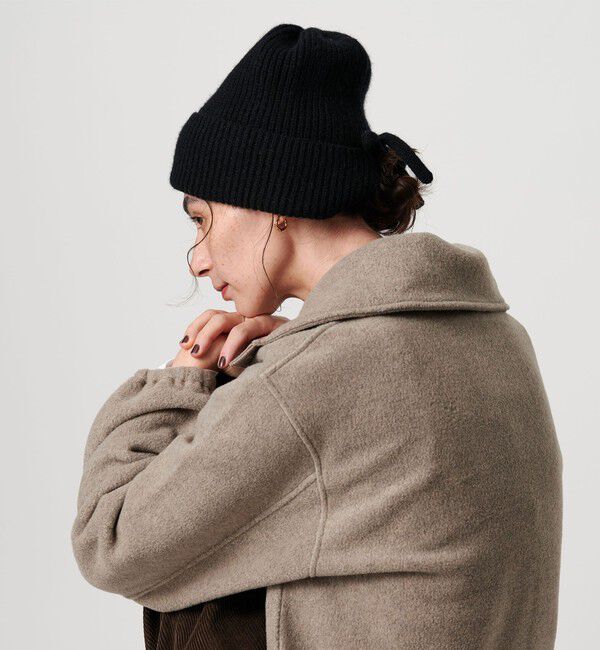 BEAUTY&YOUTH UNITED ARROWS「バックリボン ニットキャップ」|ニット帽|