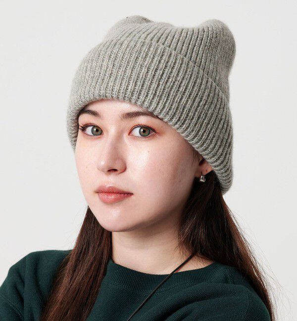 BEAUTY&YOUTH UNITED ARROWS「バックリボン ニットキャップ」|ニット帽|